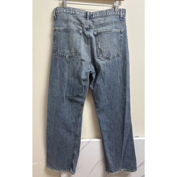 Vintage J.Crew Men’s Jeans 33x30 Made in USA | Straight Leg Distressed Denim - Picture 2 of 9
